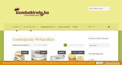 Desktop Screenshot of gombakiraly.hu