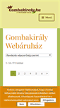 Mobile Screenshot of gombakiraly.hu